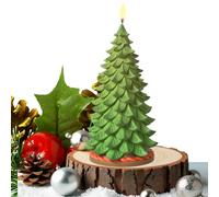 Christmas Molds - Christmas Tree Holiday Silicone Molds | Winter Tree Candle Forms Festive Ornaments | Non-Stick Crafting Tools for Soap, Plaster, Resin Art, Desk Accents, Party Embellishments