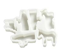 Christmas Molds for Resin DIY Nativity Scene Easy Release Funny Casting