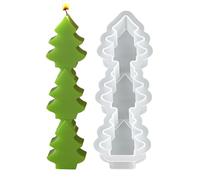 Christmas Molds for Resin, Santa Tree Elk Holiday Silicone Molds, Christmas Decorations Craft Supplies for Epoxy Clay Plaster Soap Chocolate Wax Candy Candle Baking Art Projects Party