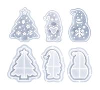 Christmas Molds - Set of 3D Epoxy Resin Casting Molds - Craft Casting for Centerpieces - Decoration for Party Home Dinner