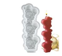 Christmas Molds Set Silicone Molds Christmas Tree Elk Flexible Flexible for Epoxy Resin Soap Chocolate Candy Perfect for Baking and Pro