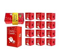 Christmas Money Box 12-Piece Creative Reusable Holiday | Festival Money Holder Exploding Box for Holiday Birthday Halloween Celebration Children Adults