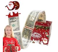 Christmas Money Box, Christmas Money Box - Bill Cash Holder Parties Favors - Fun Holiday Crate, Festive Christmas Boxes for Birthday, Lover, Families