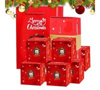 Christmas Money Box - Decorative Bouncing Memorial Case | Festival Photo Folding Box | for Kids Adults Christmas Birthday School Party Celebration Gathering