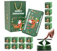 Christmas Money Box for Cash | Bouncing Cash Box,Creative Folding Fun Festive Container for Christmas Party Wedding Travel Game Night Adults Birthday
