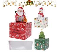 Christmas Money Box for Cash, Funny Festive Holder with 90 Bags, Happy Christmas Money Box, for Women Kids Children Men Friends Adults Birthday Festival