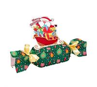 Christmas Money Box for Cash Gift,Christmas Pull Surprise Money Gift Box for Kids/Adult Presents,Mone-y Candy Bo-x Pull out Cash with 40P Transparent Bags,Mone-y Pul-l Candy Bo-x for Christma-s Party