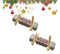 Christmas Money Box for Cash Gift, Christmas Surprise Pull Pouch Money Pull Boxes, Xmas Candy Box Pull out Cash Surprise Gift Boxes for Xmas Party Friends Family Adults(White,2pcs)