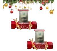 Christmas Money Box for Cash Gift, Christmas Surprise Pull Pouch Money Pull Boxes, Xmas Candy Box Pull out Cash Surprise Gift Boxes for Xmas Party Friends Family Adults(Red,2pcs)