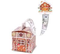 Christmas Money Box for Cash Gift, Funny Pull Cash from Money Box Surprise Gift, DIY Cake with Pull out Card for Family Friends