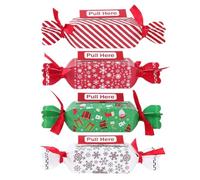Christmas Money Box for Cash - Pull Out Drawer in the Shape of a Party, Pull Out Box L Silver - for Birthday Holidays Halloween Easter Congratulations Valentine's Day