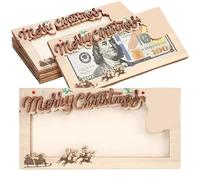 Christmas Money Box Wooden Holiday Decor Gift Can Hold Postcards Photos Desktop Arrival New Winter Ornament Envelope Red 2026