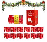 Christmas Money Boxes for Cash 12-Piece Folding DIY Party Favors | Christmas Cash Holder Bouncing Box for Holiday Birthday Halloween Celebration Children Adults