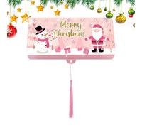 Christmas Money Cards | Paper Santa Claus with 10 Slots,Merry Christmas Cash Envelope - for Feast School Wedding Birthday Home Office Event Tree Festival Family