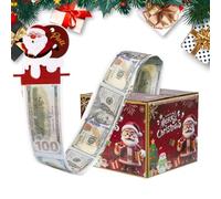 Christmas Money Draw Box,Christmas Money Pull Box,Money Holders Parties Promote Money Box | Festive Money Boxes, Fun Holiday Cash Box for Birthday