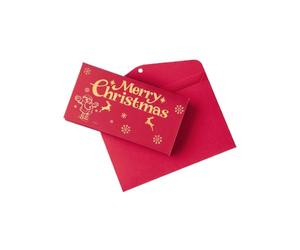 Christmas Money Envelope for Cash, Surprise Card Holder, Money Holder with 6 Slots, for Christmas DIY Gift Card Girl Boy Mom Dad