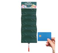 Christmas Money Envelopes - 7-Slot Paper Wallet - Christmas Money Cash Holder Envelope | for Son Girlfriend Travel Under Tree Bedside Home Gathering