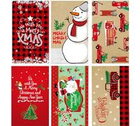Christmas Money Envelopes Gift Card,12 Pack Christmas Money Wallet Gift Cards with Envelopes & Stickers,Cash Gift Card Holders for Holiday Christmas New Years