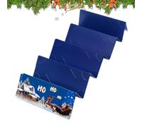 Christmas Money Envelopes | Seasonal 7 Slot Scene Stand,Christmas Money Envelopes - Ideal For Travel Under The Tree