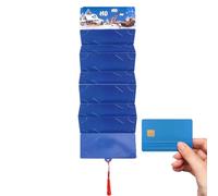 Christmas Money Envelopes with 7 Compartments, Paper Gift Card Holder and Money Envelope Christmas, DIY Surprise Money Gift Envelope for Family, Friends, Children and Couples (18 x 18 x 9.5 cm)