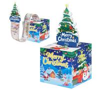 Christmas Money Gift Box, Christmas Money Box Cash Gift Pull Pouch Funny Xmas Pull Cash Money Case Novelty Festival Cash Drawer for Xmas Surprise F4-SDCQH (Gift Tree)