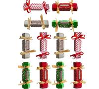 Christmas Money Gift Boxes Christmas Surprise Money Pull Pouch,DIY Money Holder Crackers with Pull Tab,Candy Pull Out Money Pouch,Money Cake Pull out Cash Gift (12PCS)