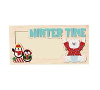 Christmas Money Holder Cards | Wooden Christmas Unique Money Holder - 7 X 3.5 Inches Funny Christmas Wallet for Kid, Son, Daughter