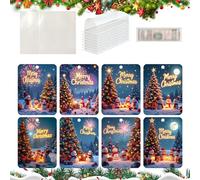 Christmas Money Holder, Christmas Money Holder - Dragon Pack of 8 Money Cards Money Holder, Cute Christmas Ornaments with Envelopes, Cash, Christmas Accessories for the Christmas Tree, b, see
