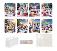 Christmas Money Holder, Christmas Money Holder for Cash, Vista Printed Christmas Cash Holder Card | 13x10cm Classic Christmas Tree Decoration, Funny Money Bag for Family, Friends, Colleagues, b,
