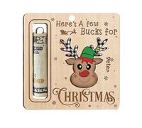 Christmas Money Holder, Ornaments, Christmas Money Holder, Christmas Pendant with Deer Pattern, Christmas Money Holder, Funny Money Holder Ornaments for Christmas Tree