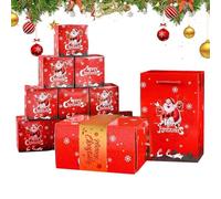 Christmas Money Holders - Folding Cards with Pop Design, Creative Gift Cash Register | Festive Merry Envelope Organizer, Reusable Holiday Container, Decorative Gift Accessory For Adults