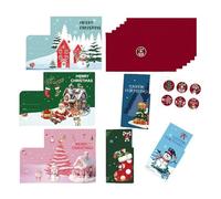 Christmas Money Holders for Cash, 2026 New Money Christmas Cards with Envelopes, 18PCS Surprise Xmas Cashes Gifts Envelopes