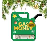 Christmas Money Holders for Cash 2D Wooden Storage Clips for Parties