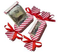 Christmas Money Holders for Cash, 2Pcs 8 x 3 x 2" Candy Inspired Birthday Money Pull Box, Box for Cash, Christmas Surprise for Party Favors