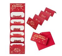 Christmas Money Holders for Cash | Christmas Card Holder with 6 Slots | Christ-mas Money Wallets | Folding Christ-mas Cash Gift Envelope Greeting for Holiday Birthday Cashs Gift