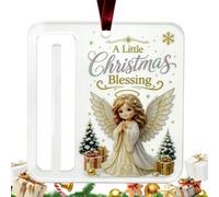 Christmas Money Holders for Cash Clear Transparent Pocket Storage | Christmas Tree Ornament for Holiday Birthday Graduation Wedding Kids Adults Teens Men