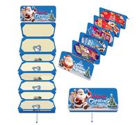 Christmas Money Holders for Cash | Party Supplies - Christmas Santa Cash Holder With 10 Slots - for Men Women Boys Girls Teens Wife Husband Son Daughter Family Friends