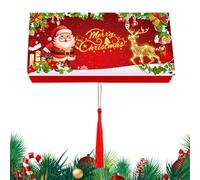 Christmas Money Holders for Cash | with 10 Slots Booklet Party Favors - Holiday Money Card Holder Tassels,for Friends Family Birthday Party Family Gathering Valentines Festive Occasion