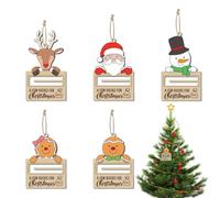 Christmas Money Holders for Cash, Wooden Party Decoration - Christmas Tree Ornaments - for Kids Adults Home Living Room Friend Exchanges Family Gatherings Seasonal Celebrations