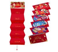 Christmas Money Holders: Premium Cash Envelopes, Themed Gift Envelopes, Reusable Decorative Christmas Designs | Great for Money Gifts, Padded Socks, Family Exchange Parties for Kids