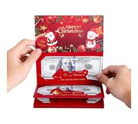Christmas Money or Gift Card Holder Surprise Christmas Card Holder C-Hristmas Cash G-ifts Surprise Money Envelope Portable Party Decoration