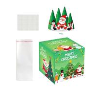 Christmas Money Pull Pouch | Creative Cash Pouch - Adult Money Pull Boxes with 50 Bags,for Birthday Party Holiday Adults Kids Friends Family Christmas