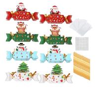 Christmas Money Pull Pouch For Adults | Funny Pouch,Money Pull Out Box with 80 Transparent Bags - Suitable For Adults Christmas Tree Birthday Party And Holidays