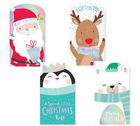Christmas Money Wallet & Envelope Pack of 4 - Cute Design