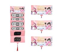 Christmas Money Wallets and Envelopes, 2025 New 3pcs Money Wallets for Cash Gifts, Creative Present for Mom, Dad, Kids, Teens, Women & Men (Pink)