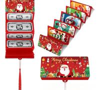 Christmas Money Wallets Christmas Money Wallets and Envelopes Gift Card Between Family and Friends 10 Slots Surprise Xmas Gift Card Holde