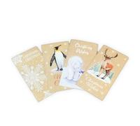 GIFTMAKER Christmas Money Wallets for Cash Gifts Christmas Hand Crafted Contemporary Money Wallets Pack of 4