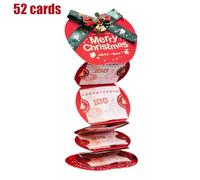 Christmas Money with 52 Slots Xmas Gift Card Christmas Money Chris Envelopes, Gift Holders with Merry Card or