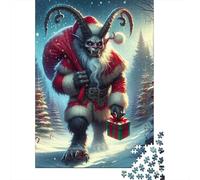Christmas Monster Puzzle Jigsaws 1000 Pieces for Adults Wooden Puzzle for Adults And Teenager Jigsaw Puzzles for Adult 1000pcs (75x50cm)