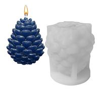 Christmas Moulds, Silicone Molds For Resin Casting, Christmas Resin Molds For Candle Making, Crafts, 3D Epoxy Moulds In The Shape Of Pine Pome, Acorn, Decoration